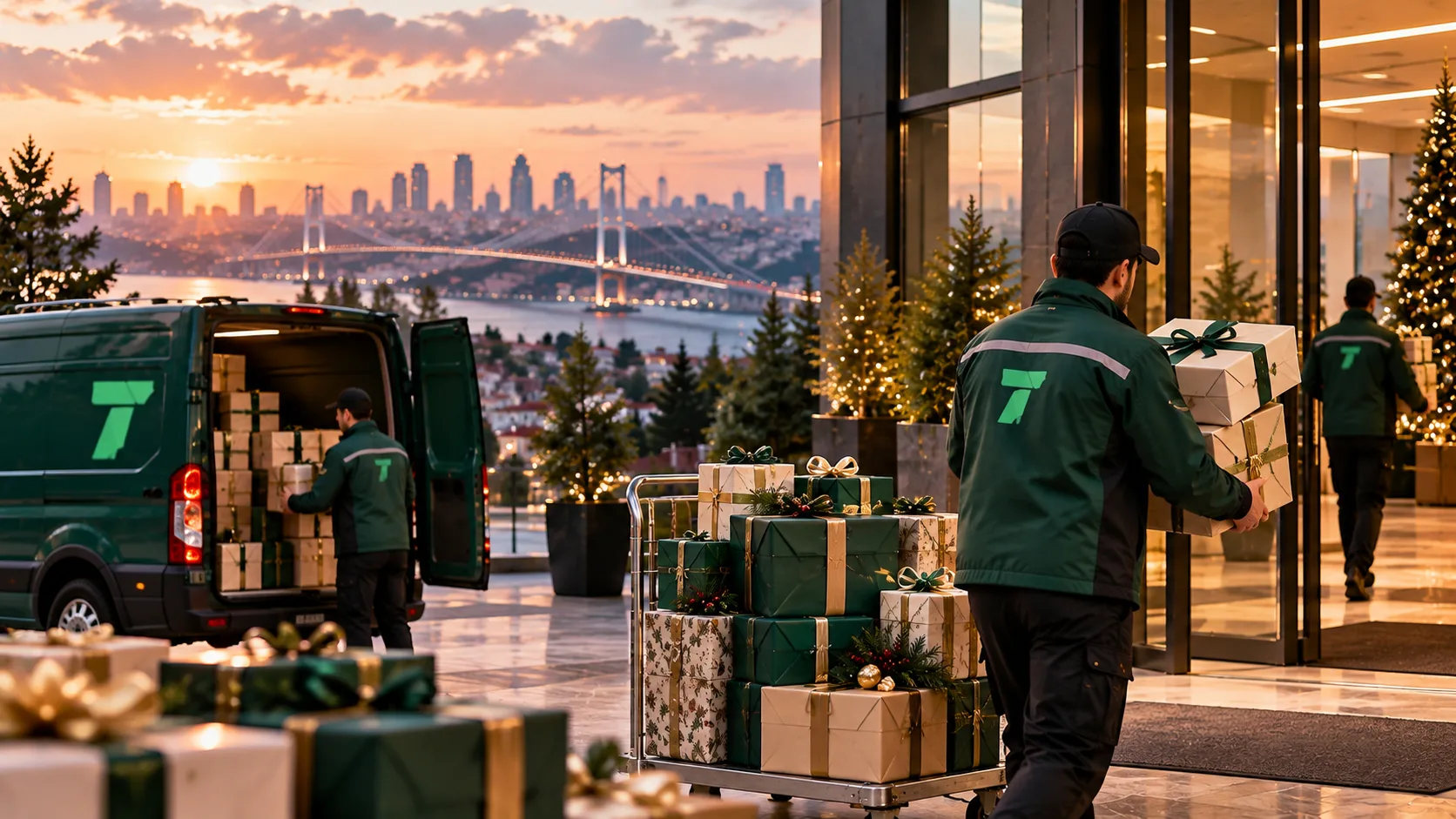 İstanbul’da Kurumsal Yılbaşı Hediyesi Dağıtımı: Şirketler İçin Toplu Kurye Çözümleri