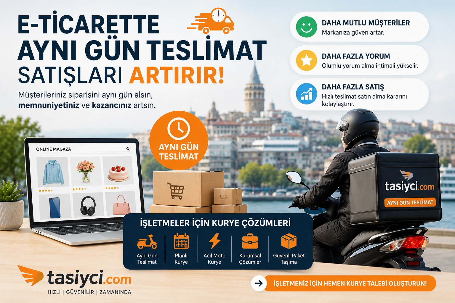 E-Ticaret Siparişlerinde Aynı Gün Teslimat Neden Satışları Artırıyor?