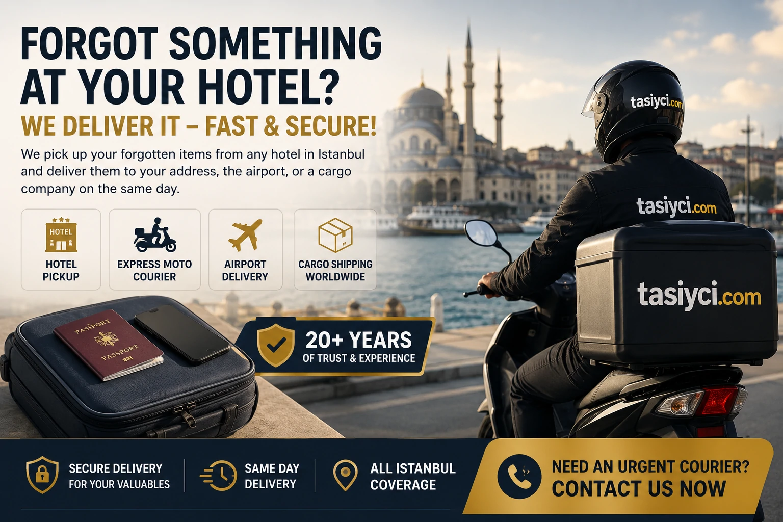 Lost Your Passport or Valuables in Istanbul? Here is the Fastest Emergency Courier Solution