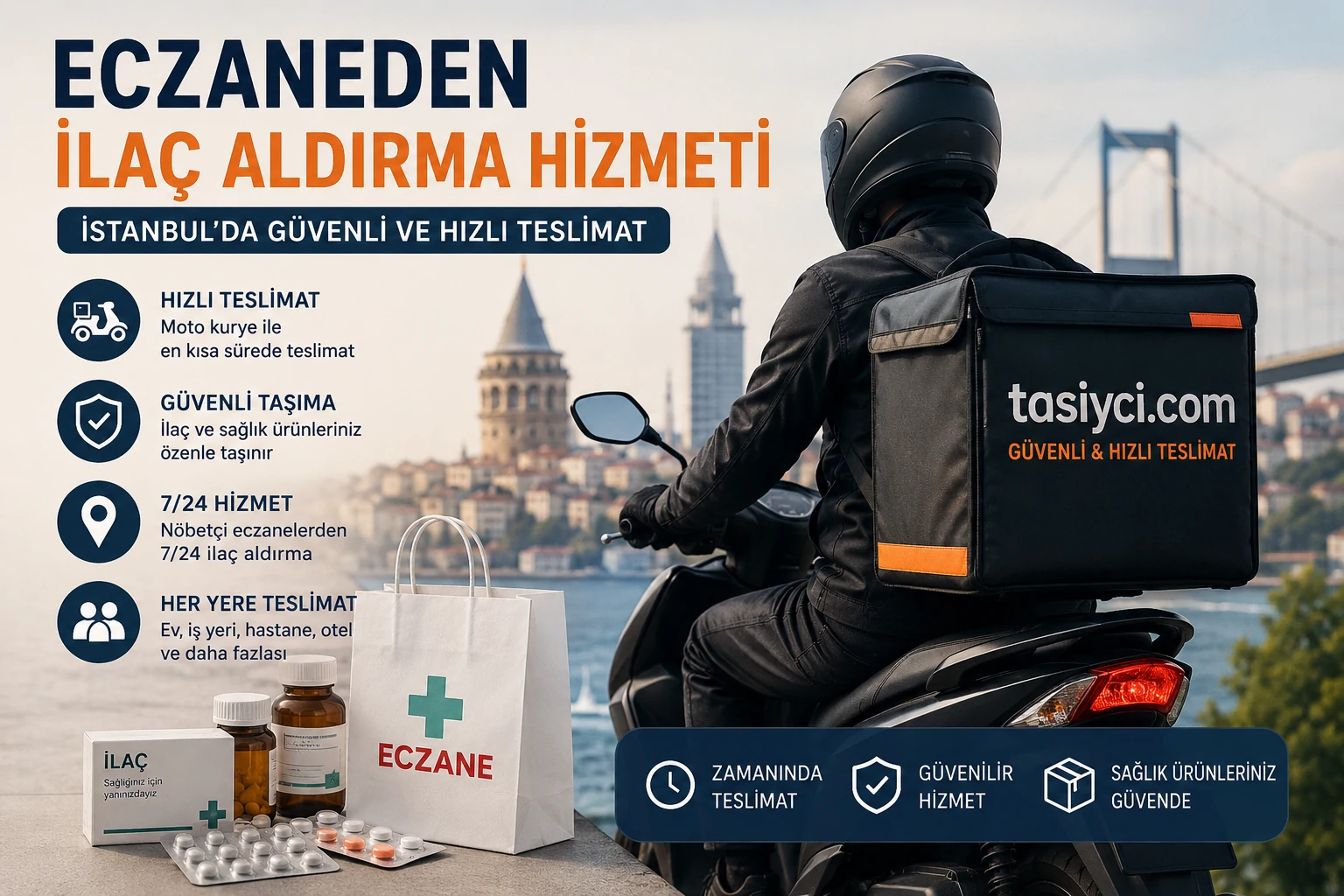 Eczaneden İlaç Aldırma Hizmeti İstanbul'da Nasıl Çalışır?