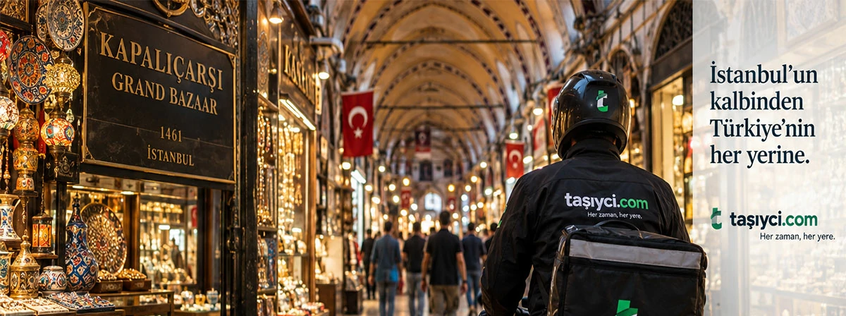 İstanbul Kapalıçarşı esnaf ve perakendeci kurye teslimatı